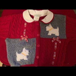 12 month old matching skirt and sweater set